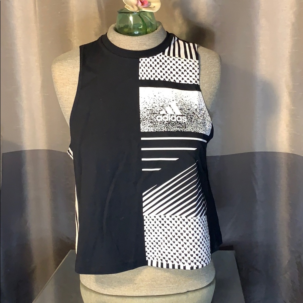 Adidas crop tank top